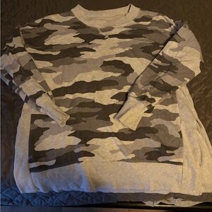 American Eagle Camouflage Print Sweater